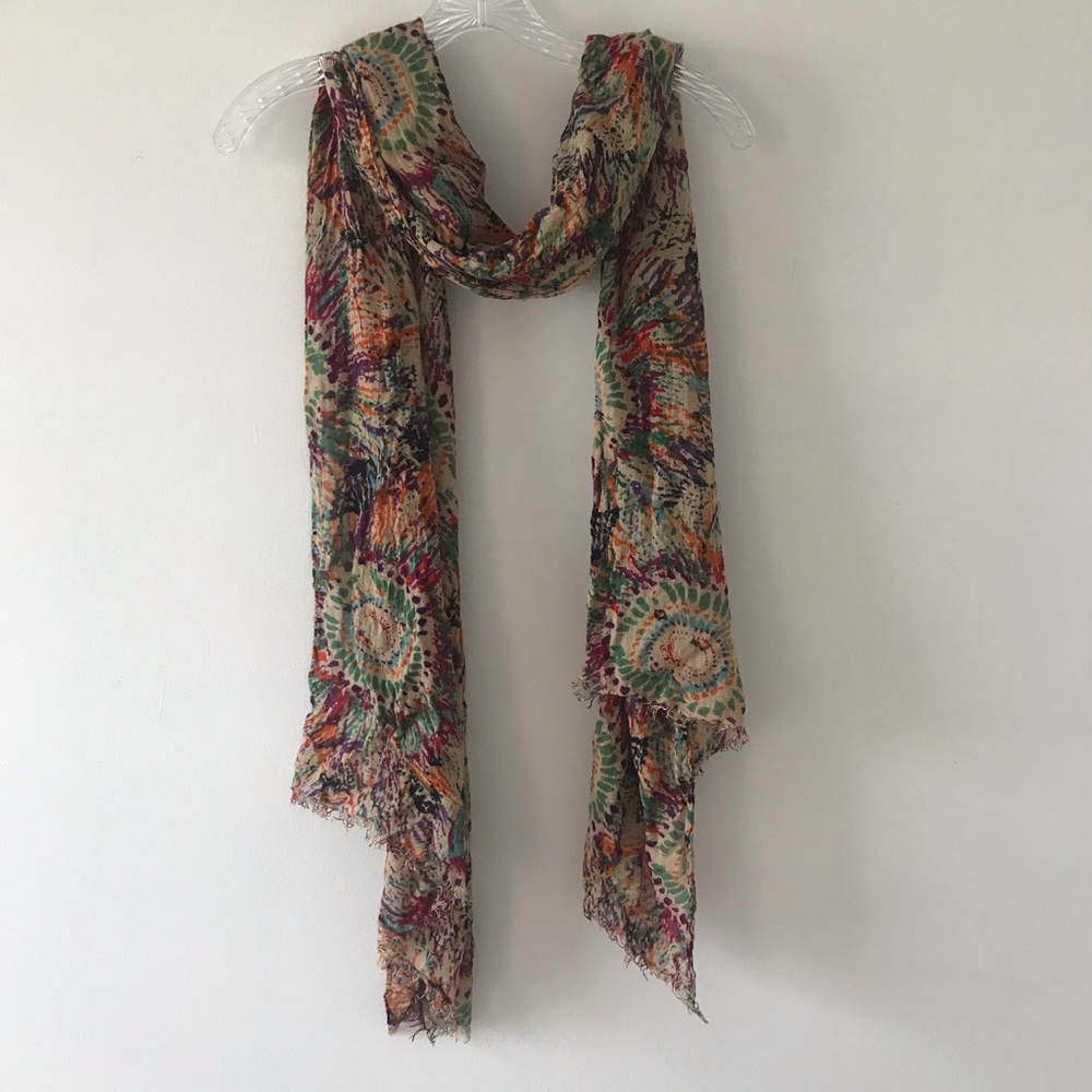 Multi‎ colored artistic scarf